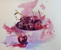 cherries (acrylics) SOLD