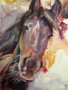 horse (acrylics) SOLD