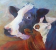 cow and calf (acrylics) SOLD