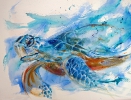 sea turtle (acrylics)