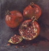 pomegranates (pastels)